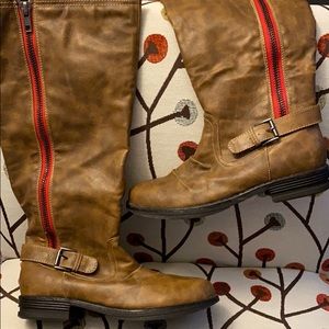 Tall Madden Girl zip up boots